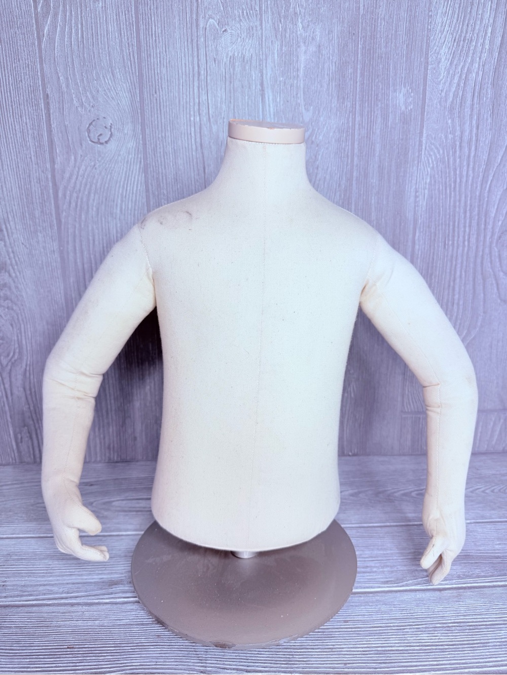 Kids partial dress form mannequin for reselling or display torso with base